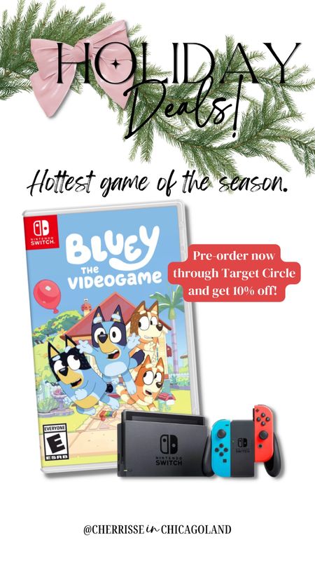 The gift all the kids want: The Bluey Video game! 

Games are #TargetFinds. The Switch is Walmart! 🤩

#LTKHoliday #LTKsalealert #LTKkids