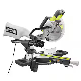 RYOBI 10 Amp Corded 7-1/4 in. Compound Sliding Miter Saw TSS702 | The Home Depot