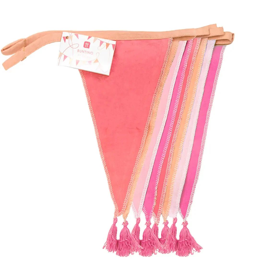 Pink Fabric Bunting Decoration | Ellie and Piper