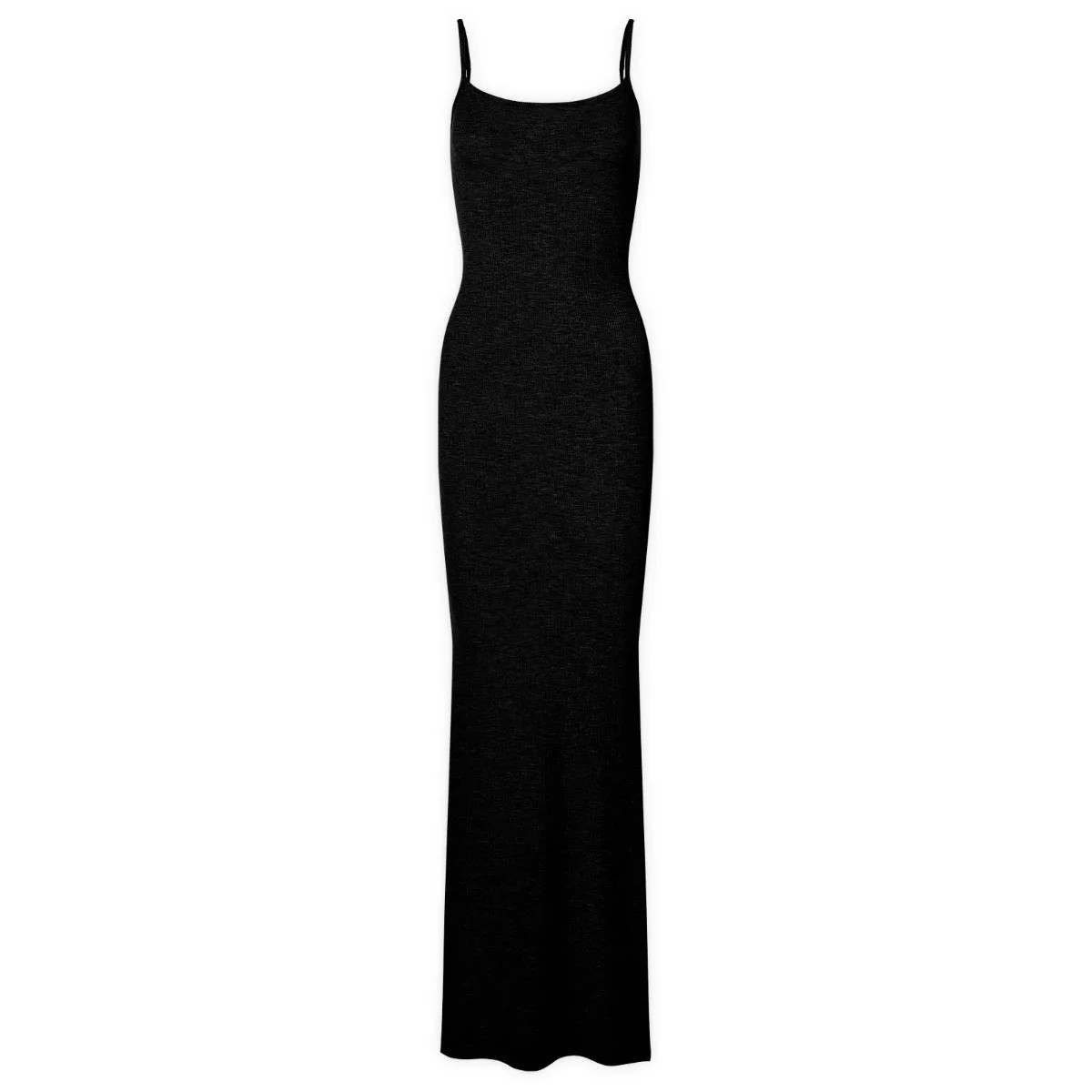 SKIMS Women's Soft Lounge Long Slip Dress Onyx | END. Clothing