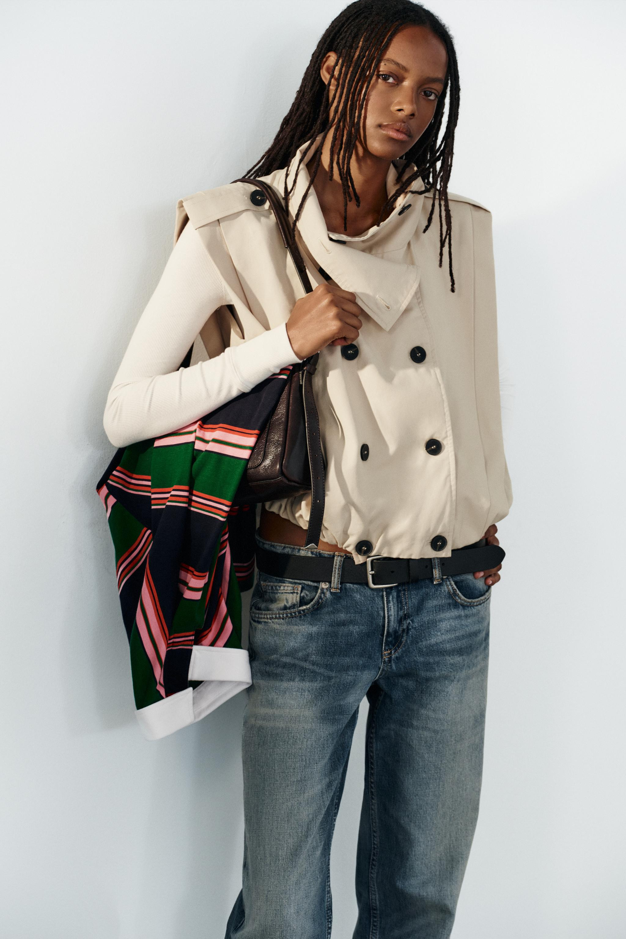 PLEATED BUTTON-UP VEST | Zara US