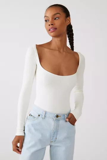 Out From Under Marianne Seamless Long Sleeve Bodysuit | Urban Outfitters (US and RoW)