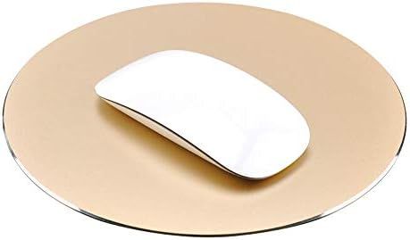 ProElife Premium Aluminum Metal Mouse Pad Mice Mat 8.66 inch (Round, Champagne Gold) | Amazon (US)