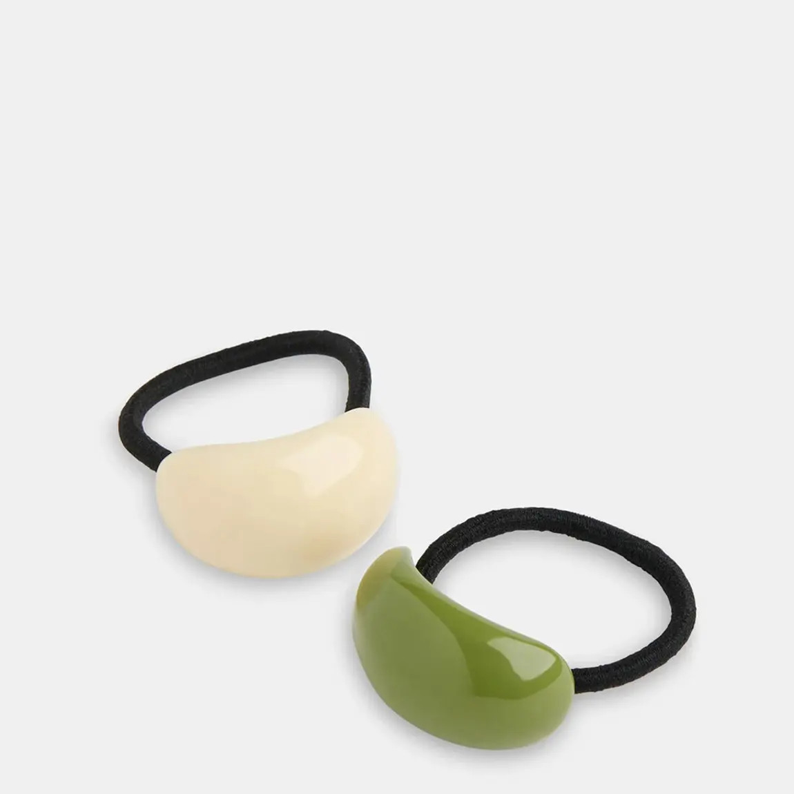 Beige/Green Hair Cuff Set | BrandAlley