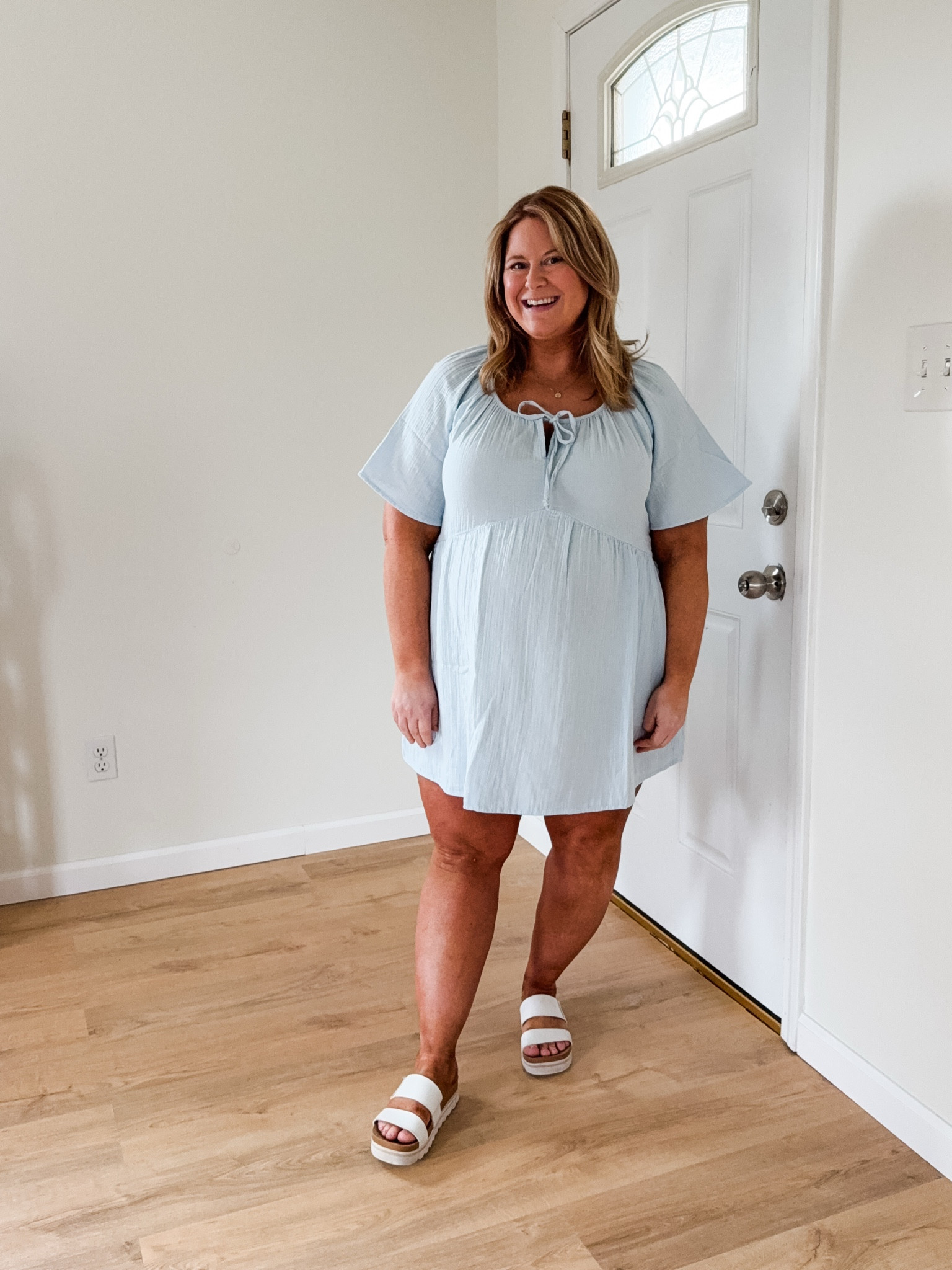 Wearing a large in my cotton gauze dress! Bump and nursing friendly 

#LTKSeasonal #LTKBump #LTKMidsize