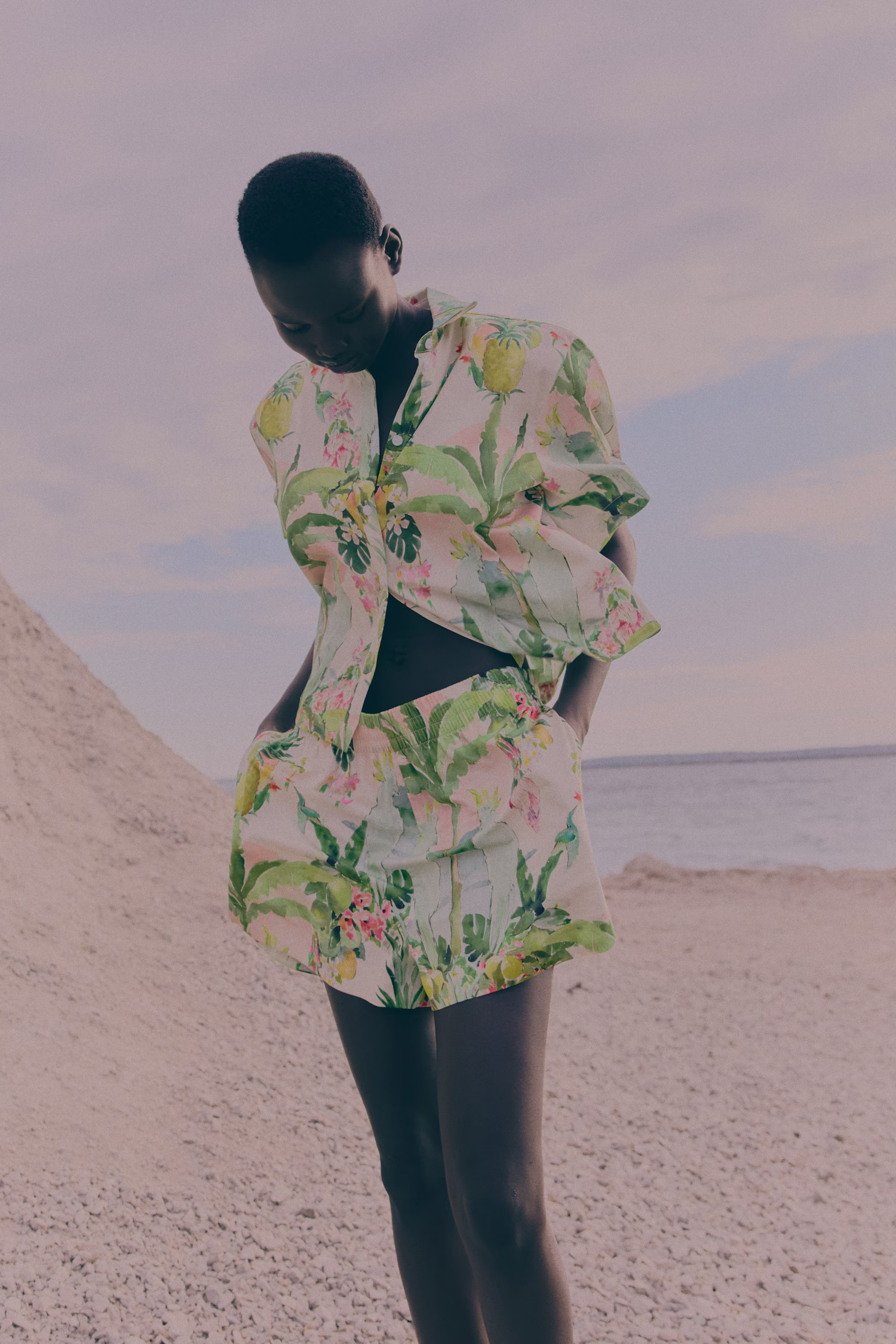 Patterned cotton shorts | H&M (UK, MY, IN, SG, PH, TW, HK)