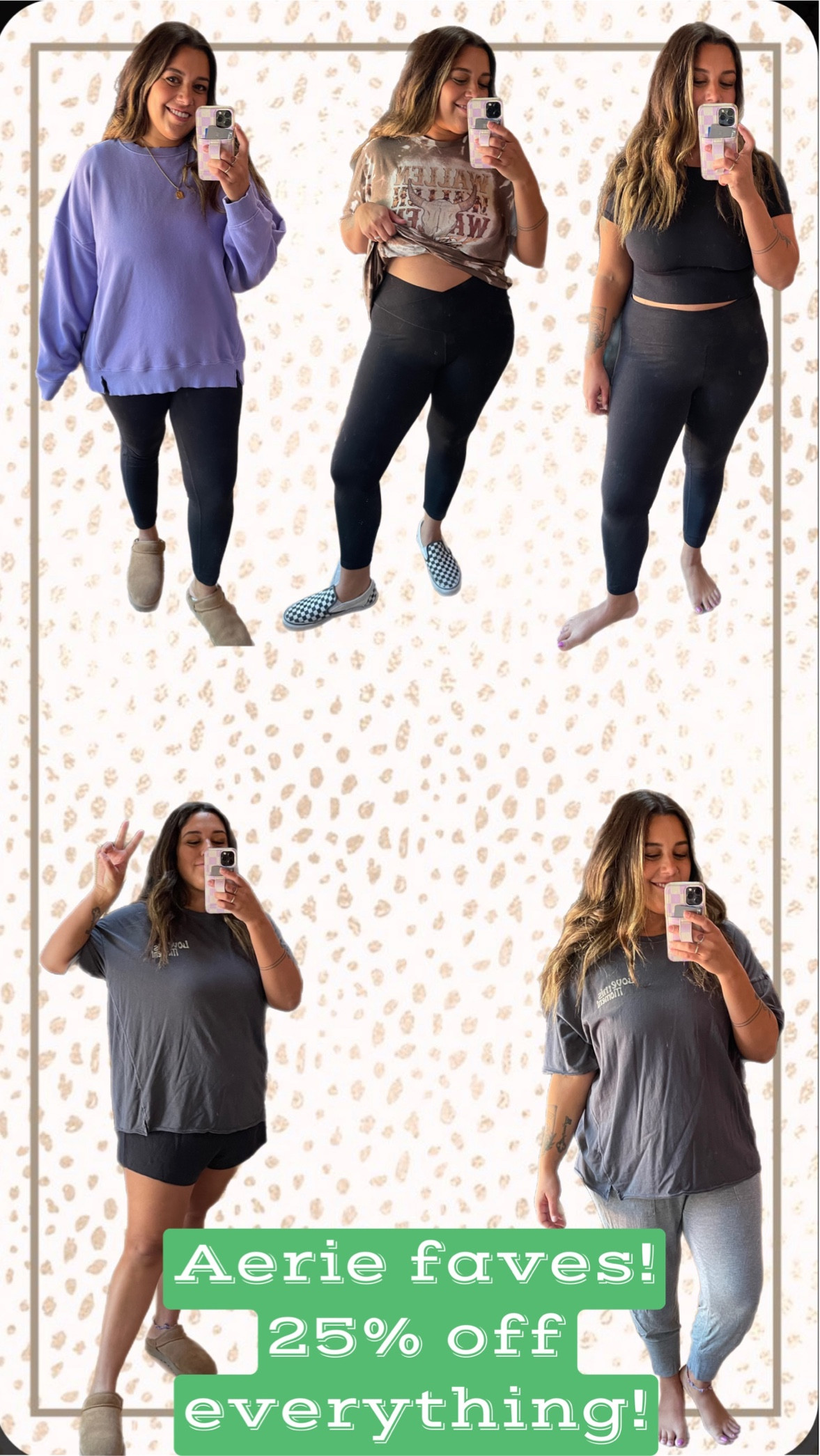 25% off aerie! 

#LTKmidsize #LTKsalealert #LTKSale