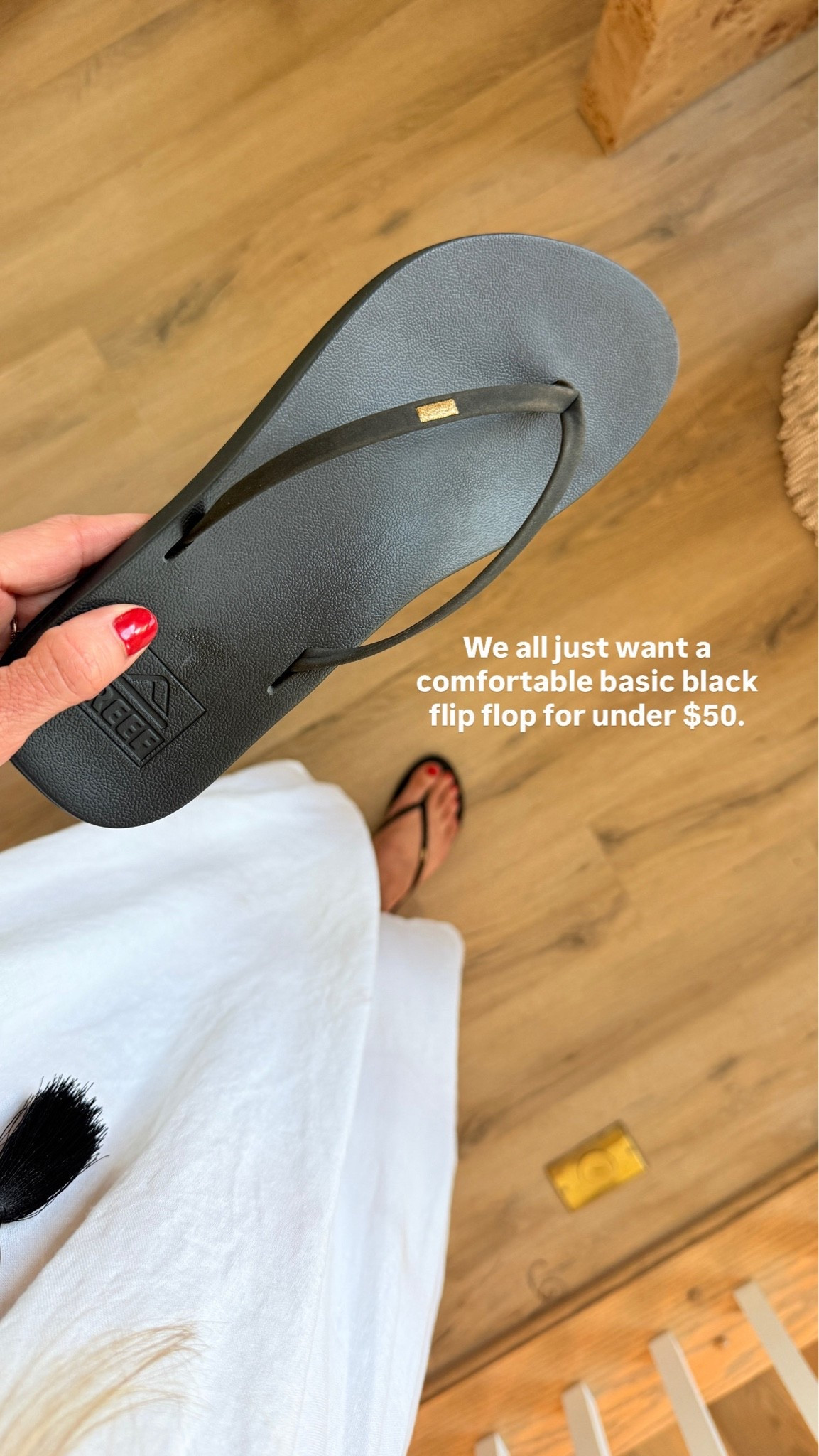 My favorite black flip flops!

#LTKootd #LTKgrwm #LTKSeasonal