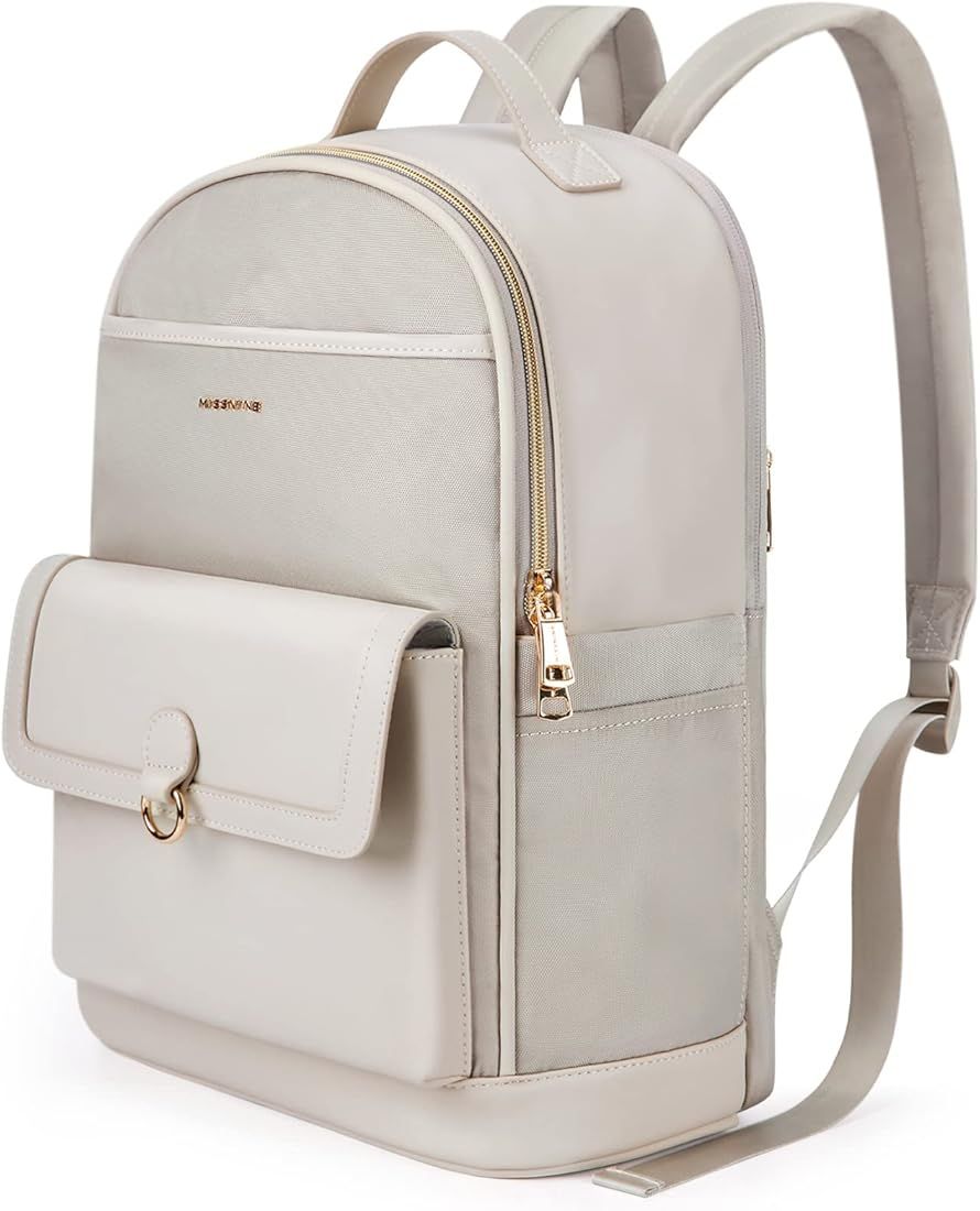 Missnine laptop backpack Fashion Travel Backpack Business Computer Backpack College Bookbag Casua... | Amazon (US)