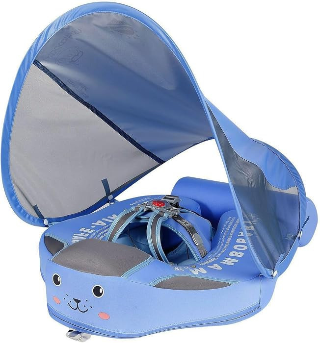 Mambobaby Baby Float with Canopy for Pool\uff0cInfant Toddler Swim Float for Outdoor, UPF 50+ Sun... | Amazon (US)