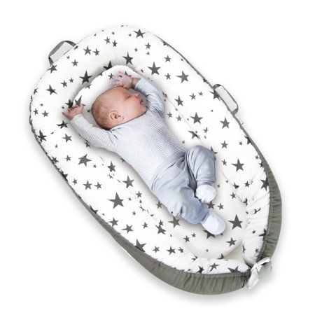 Calody Baby Lounger Baby Nest for Baby in Bed Breathable Soft Cotton for Baby Sensitive Skin Portabl | Walmart (US)