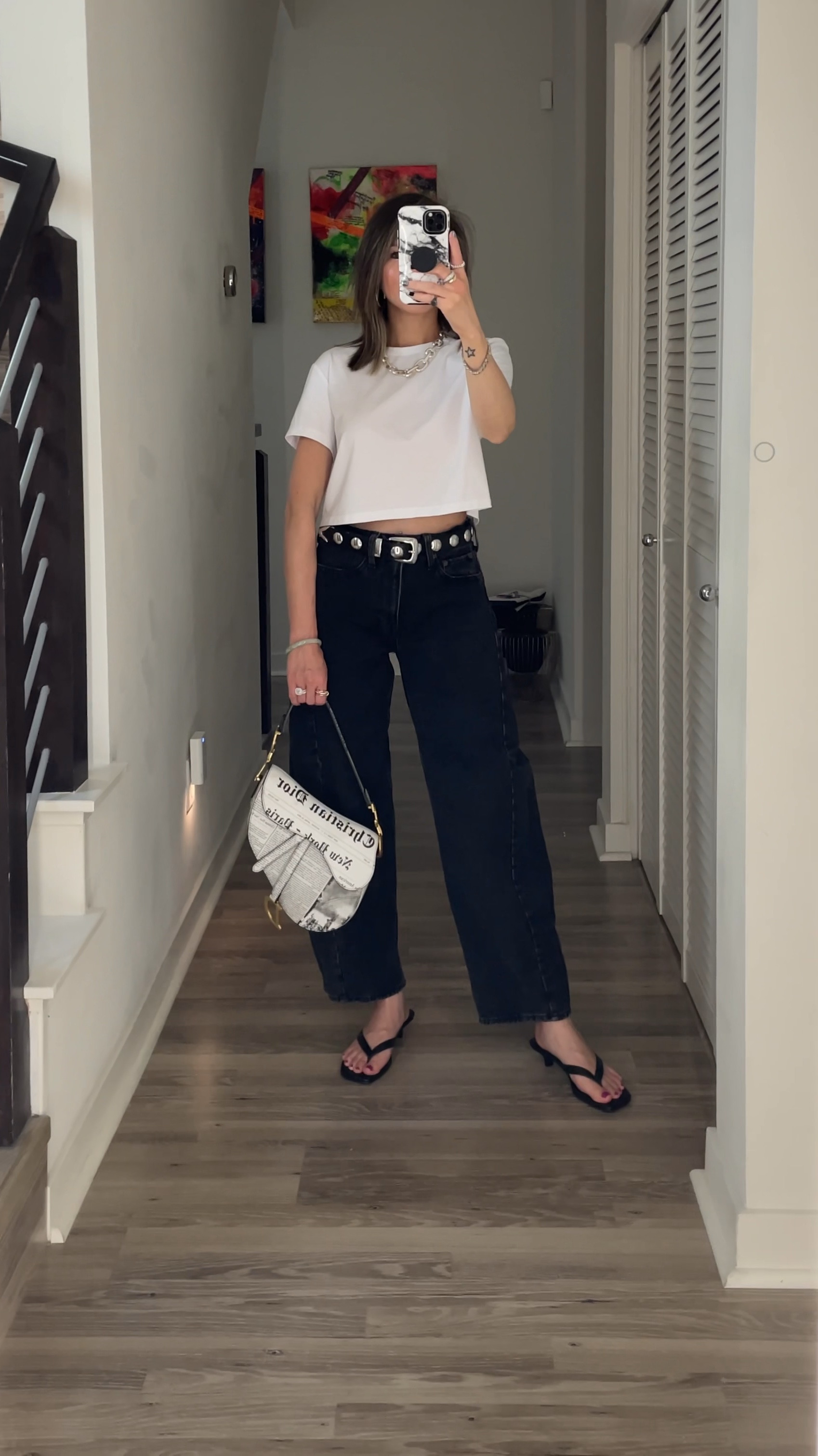 I have been wearing these jeans nonstop! The barrel cut is subtle, comes in 3 washes and is currently on sale! Styled with my favorite crop top—it’s the perfect fit and it’s wrinkle free. Comes in multiple colors and is on sale for $32! This Khaite Benny belt has been on heavy rotation! Sharing a similar version for less. 

Fall outfit, casual outfit, crop top, barrel jeans, jeans, Abercrombie, sale, belt, Khaite Benny belt, statement belt, sandals, The Stylizt

 


#LTKFindsUnder100 #LTKFindsUnder50 #LTKSaleAlert