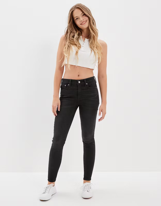 AE Lu(x)e Ripped High-Waisted Jegging | American Eagle Outfitters (US & CA)