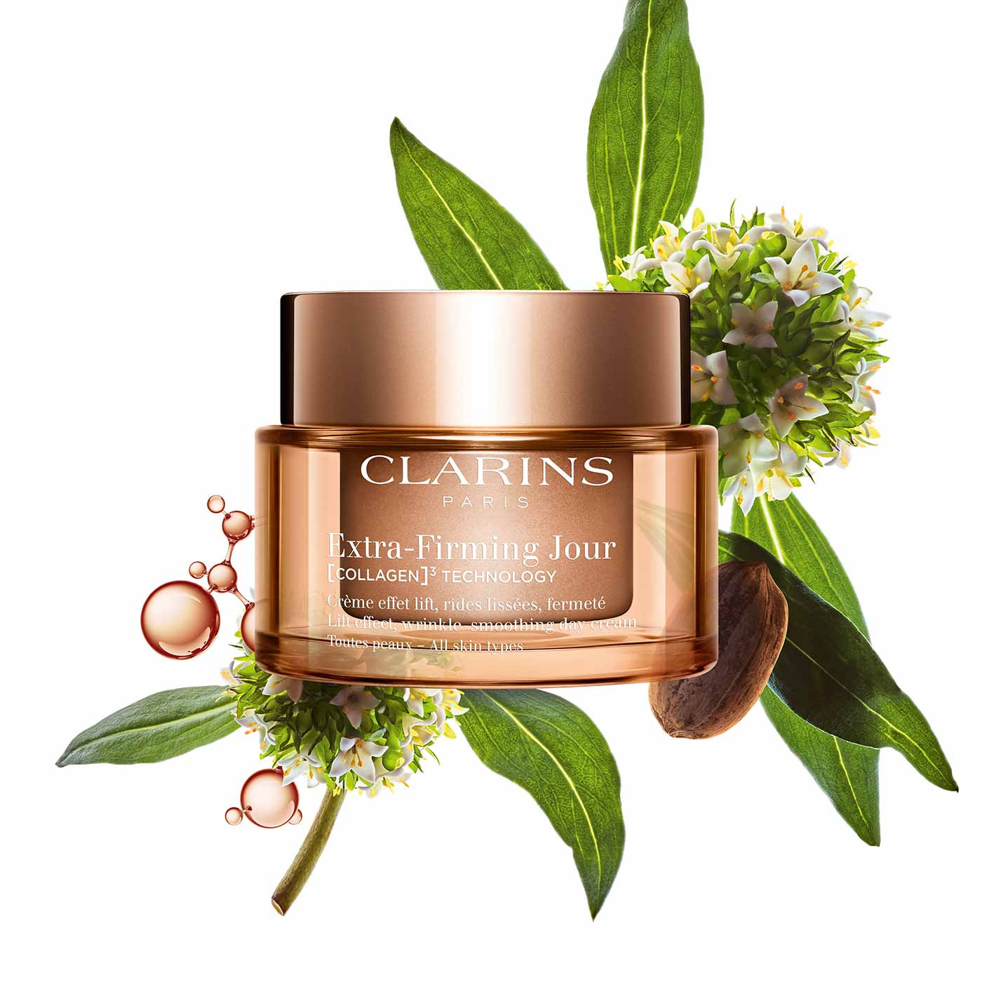 Extra-Firming Day Refillable Moisturizer with Collagen Polypeptide + Niacinamide | Clarins USA