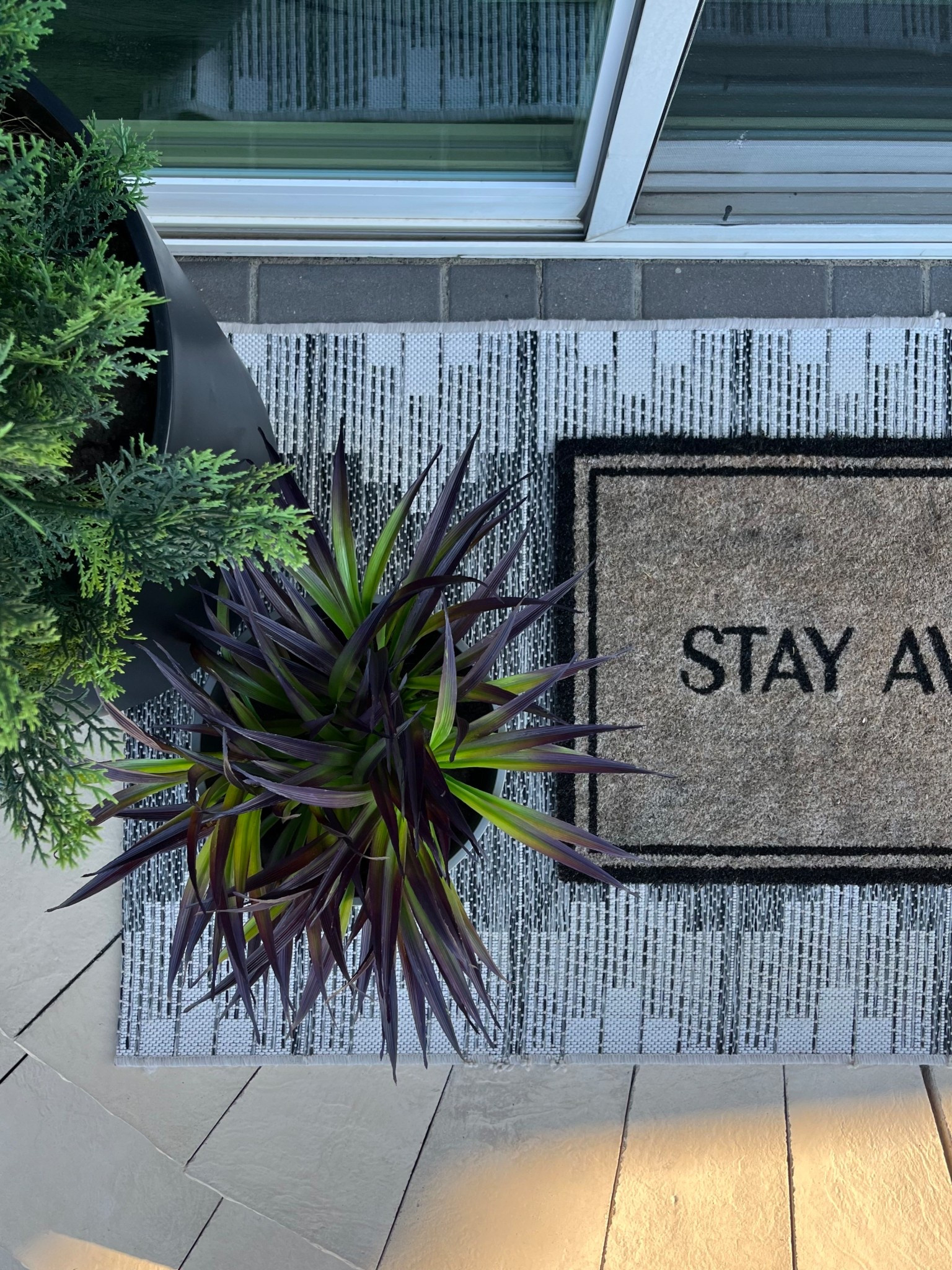 Back door stoop decor 

#LTKStyleTip #LTKHome #LTKSeasonal