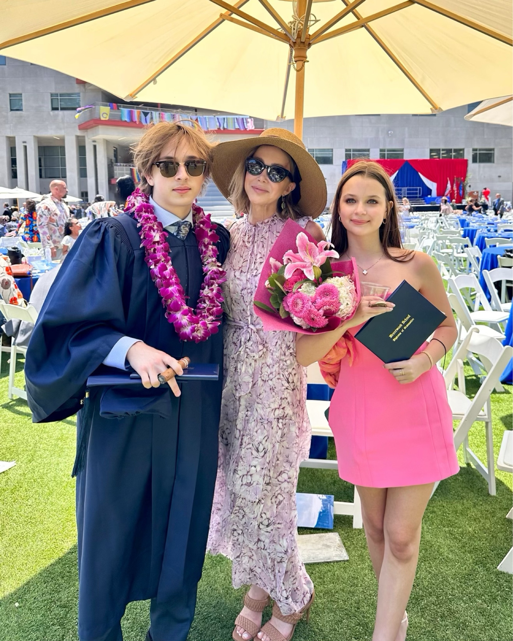 This Eric Javits hat provided the perfect amount of coverage from the sun, while still being so stylish at graduation … Elsie‘s dress is linked as well. It’s from a.l.c. we shortened it for her.

#LTKstyletip #LTKwedding #LTKSeasonal