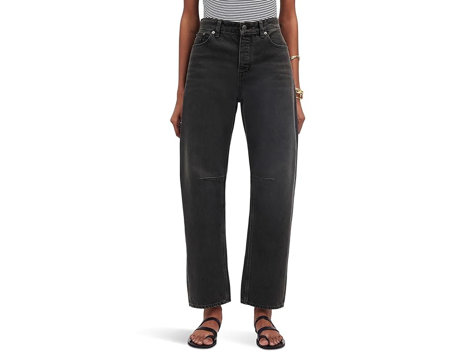 Madewell The Darted Barrel-Leg Jean in Olenda Wash Women's Jeans Olenda Wash : 30, Cotton/Denim | Zappos