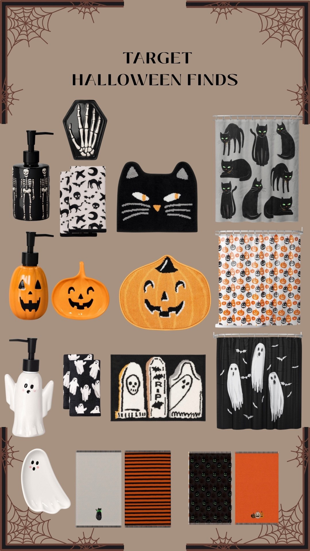 Target Halloween Bathroom Finds 🎃👻🐈‍⬛ #halloween

#LTKHome #LTKSeasonal