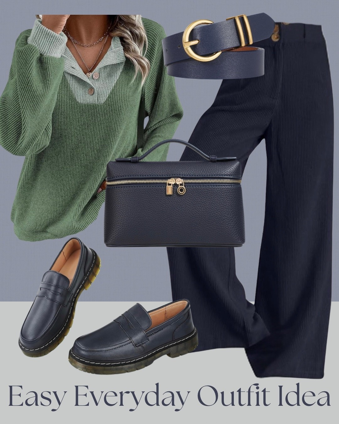 Easy everyday outfit idea that feels pulled together but still comfortable.
The ribbed green top adds color without trying too hard, the black pants keep it sleek, and these loafers make it polished enough for errands or casual meetings.

#LTKStyle #LTKWorkwear #LTKEveryday #LTKShoes #LTKAccessories #LTKFinds

#LTKootd