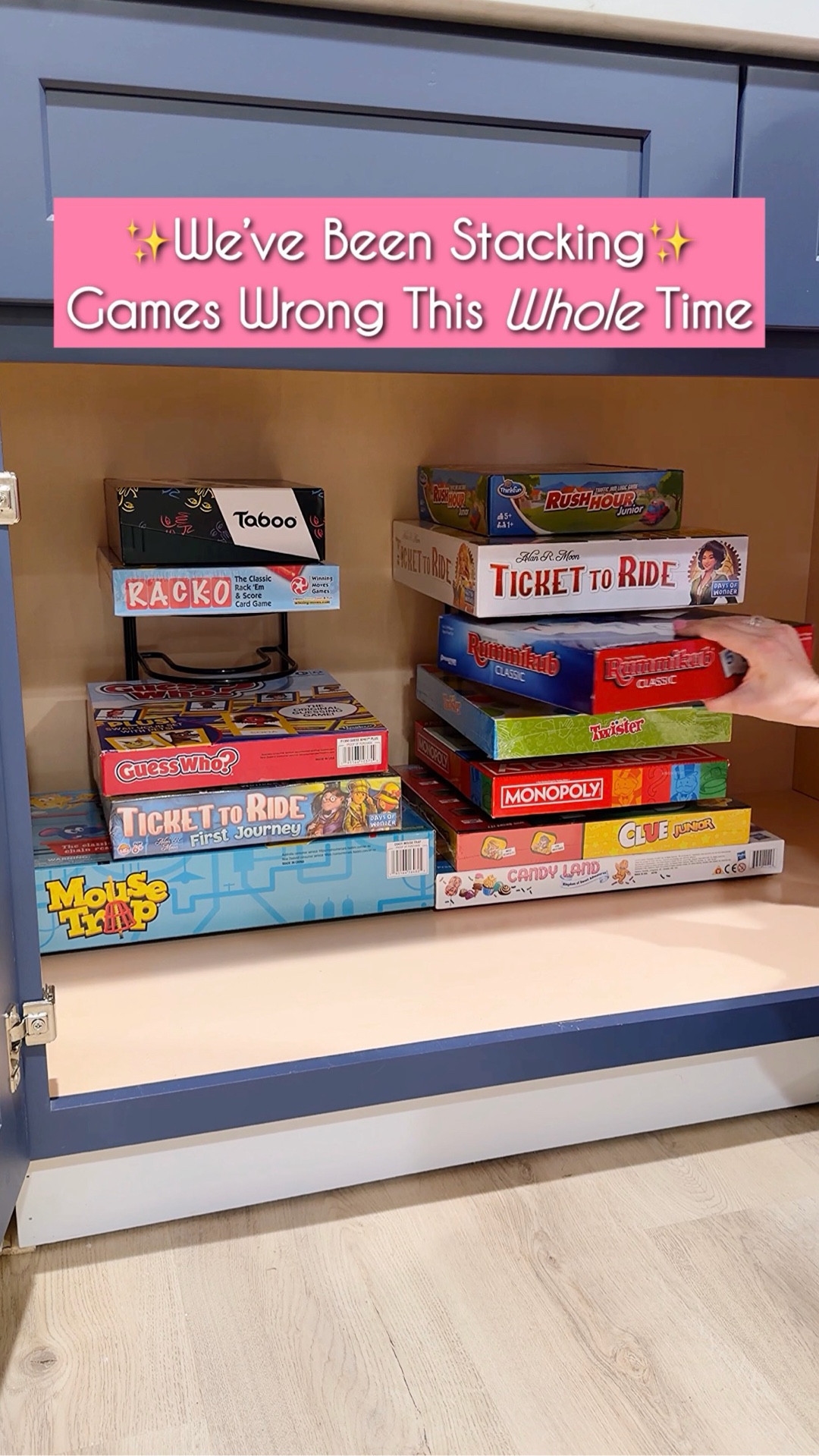 The stacking organizer that finally fixes game storage. No more avalanches — just easy access to every board game. Linking it for you because it’s a total game changer.

#gamestorage #ltkhome #ltkfinds #organizationfinds #boardgameorganization

#LTKSaleAlert #LTKHome #LTKKids
