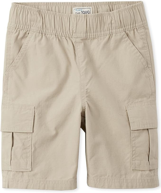The Children's Place Baby Boys' and Toddler Pull on Cargo Shorts | Amazon (US)