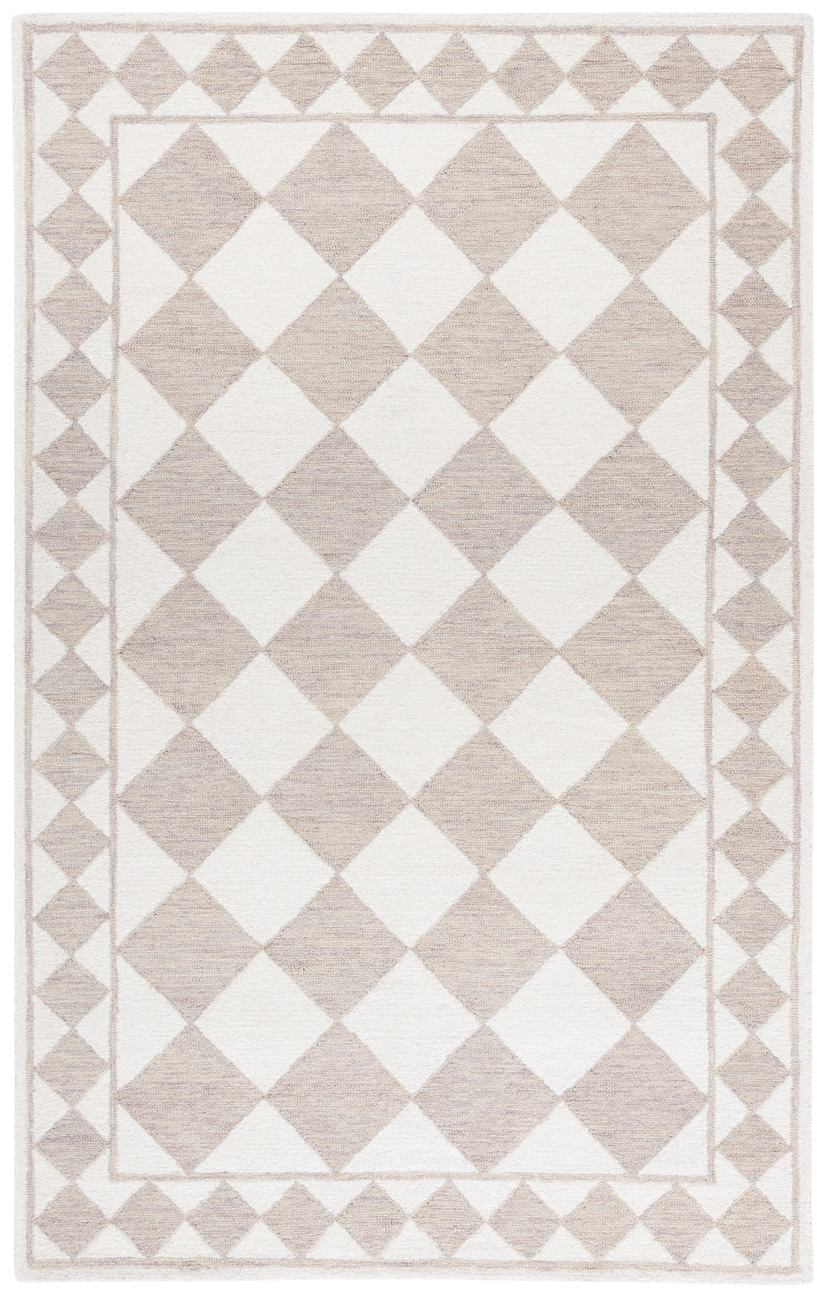 Wharton Ebony Hand Tufted Performance Geometric Rug | Birch Lane