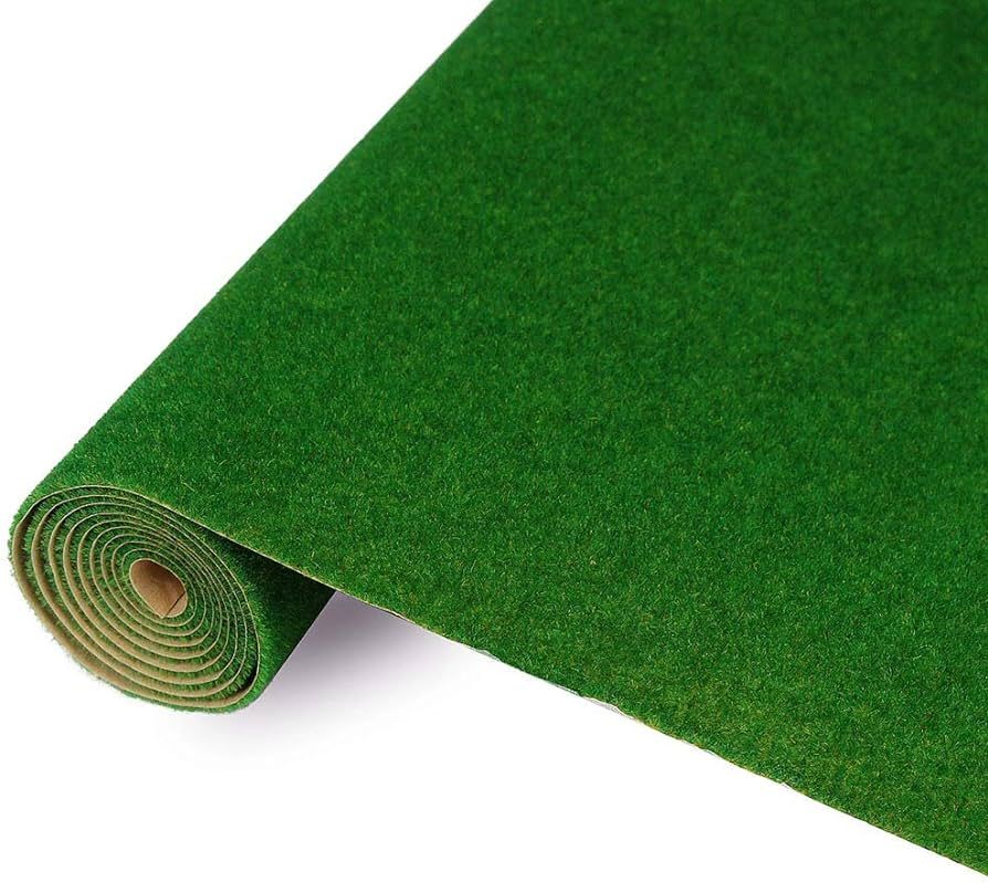 NWFashion 13"x39" Artificial Craft Model Grass Mat DIY Decoration for Scenery Lawn Moss,Not for G... | Amazon (US)