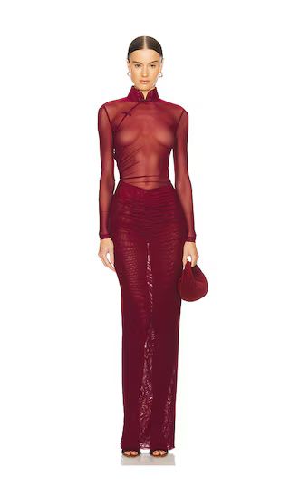 Kyle Dress in Bordeaux | Revolve Clothing (Global)