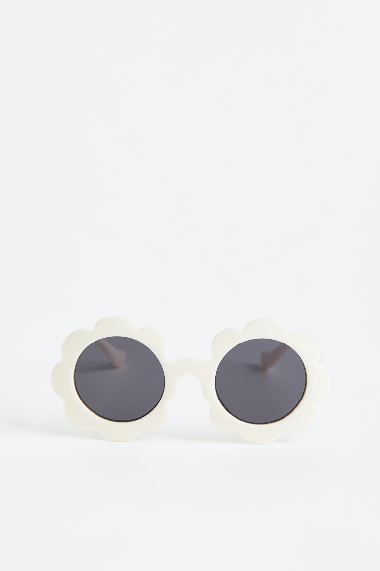 Flower-shaped Sunglasses - White - Kids | H&M US | H&M (US + CA)