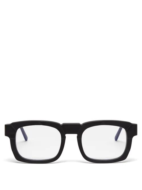 Kuboraum - Square Acetate Glasses - Mens - Black | Matches (US)