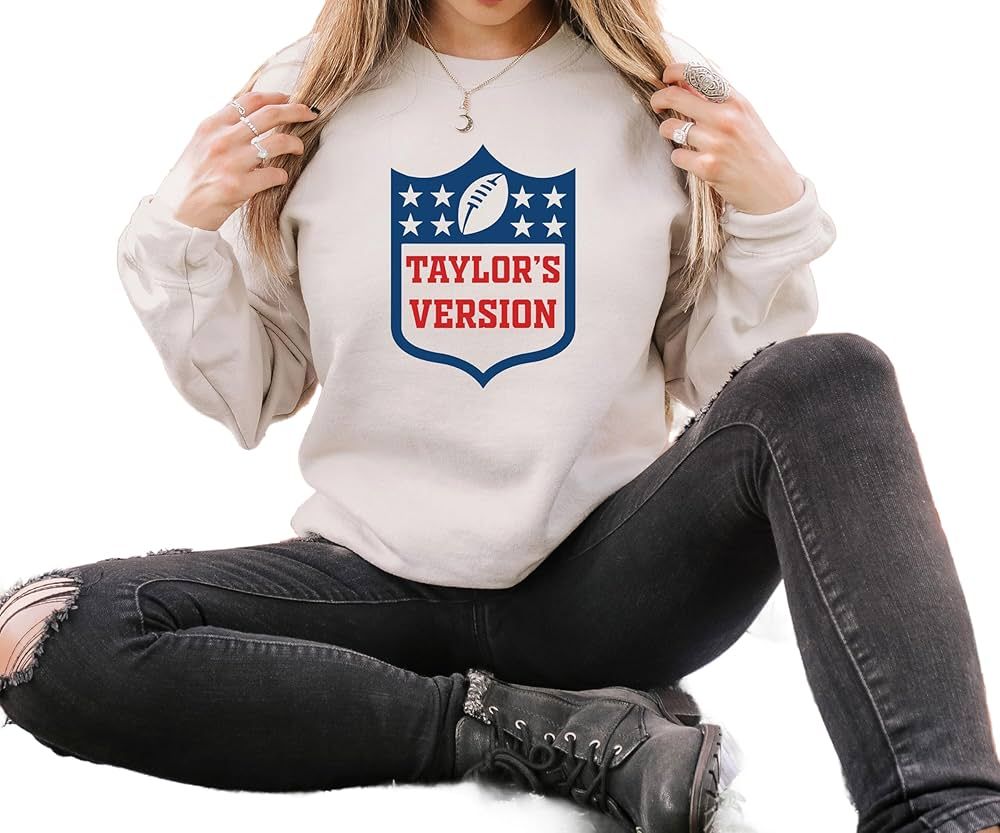 Funny Football Fan Sweatshirt, Boyfriend Gift Sweatshirt, Girlfriend Gift Sweatshirt, Trendy Swea... | Amazon (US)