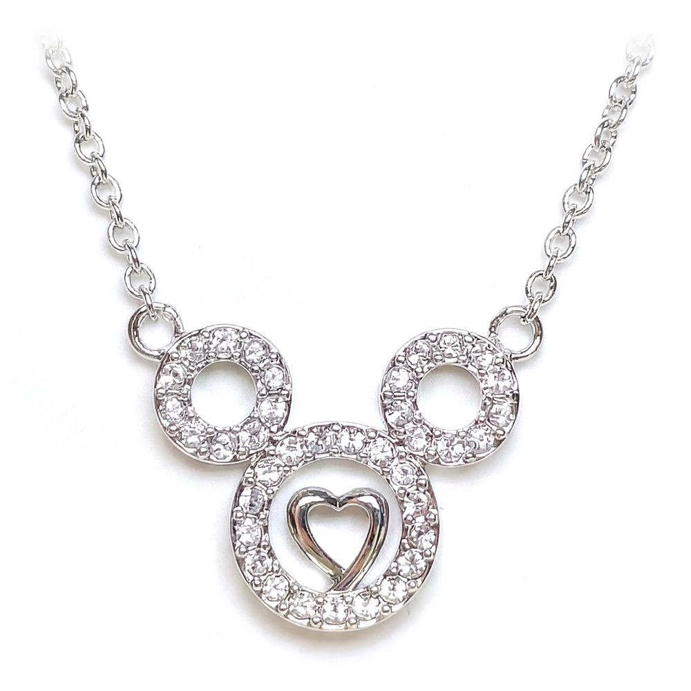 Mickey Mouse Icon Heart Necklace by Arribas | Disney Store