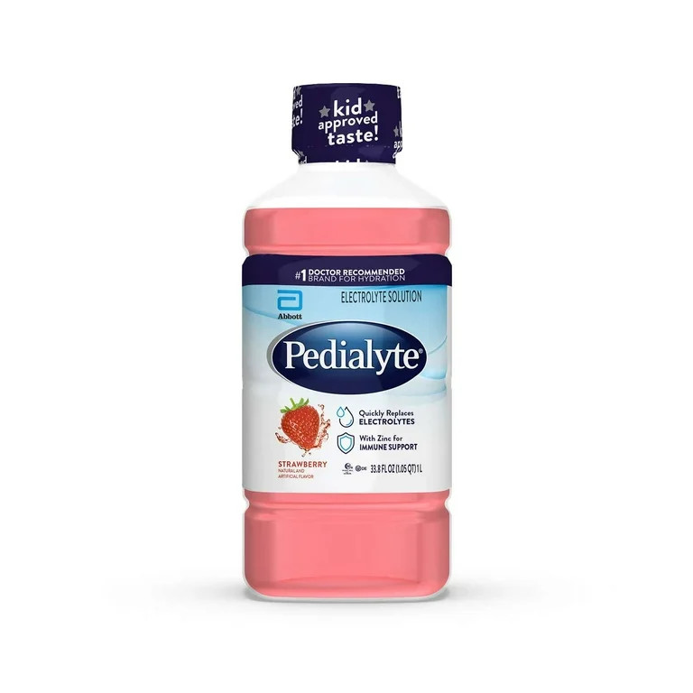 Pedialyte Electrolyte Drink, Strawberry, 1 Liter | Walmart (US)