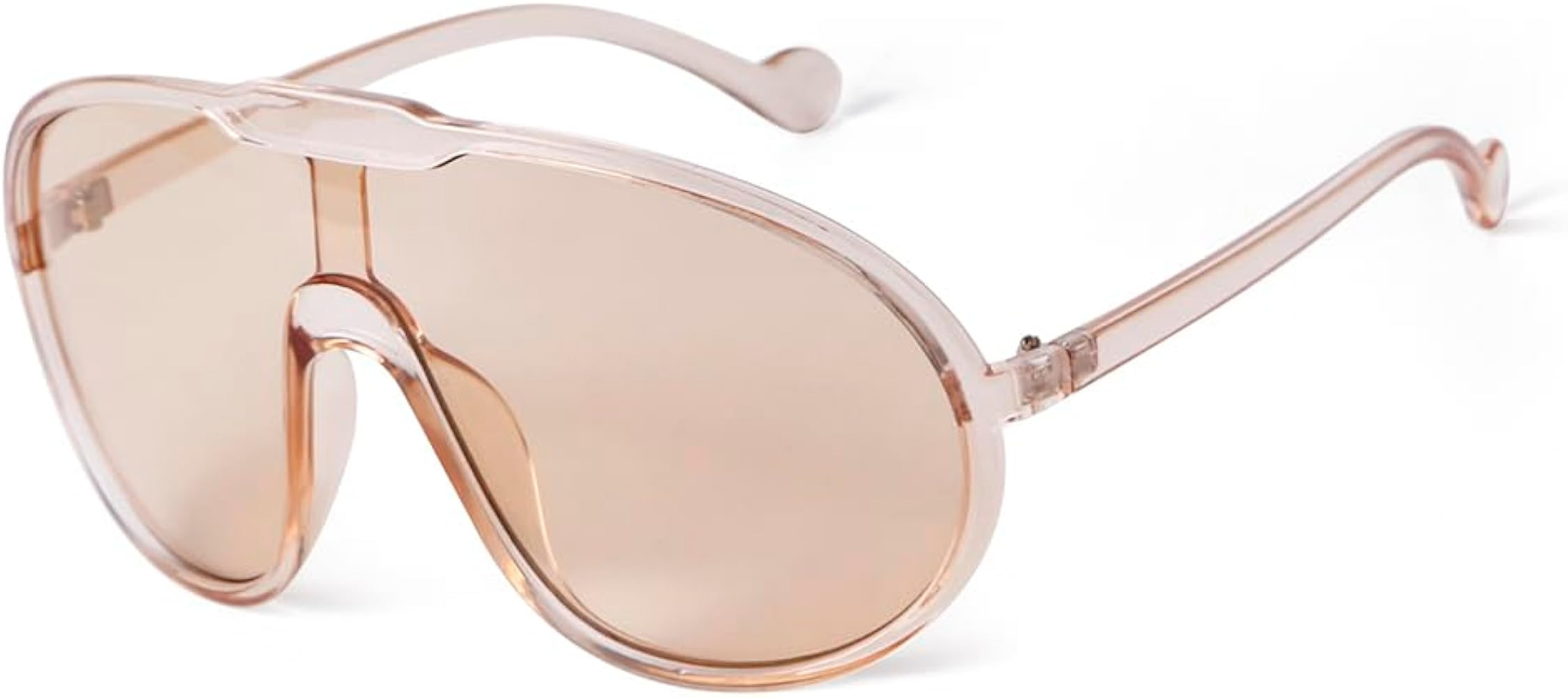 Trendy Oversized Sunglasses for Women Men Fashion Shield Big Aviator Sun Glasses UV400 Protection... | Amazon (US)