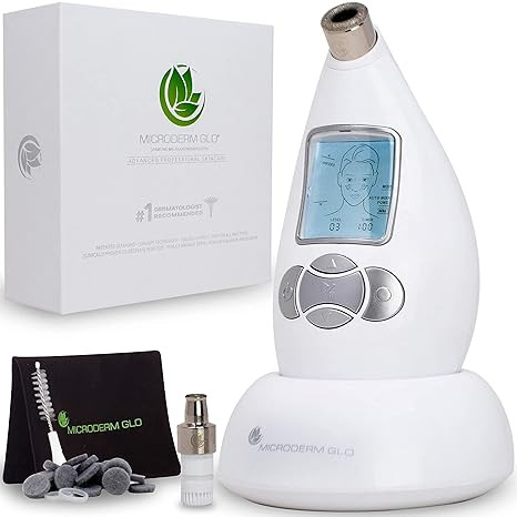 Microderm GLO Diamond Microdermabrasion Machine - Best Gift for Women - Dermabrasion & Anti Aging... | Amazon (US)