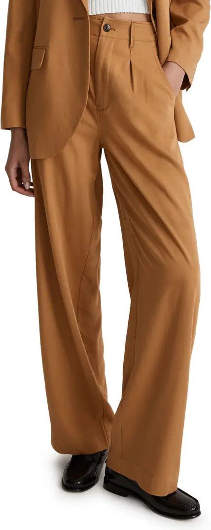 Drapeweave Neale Straight Leg Pants | Tan Work Pants | Work Outfit Winter | Spring Outfits | Nordstrom