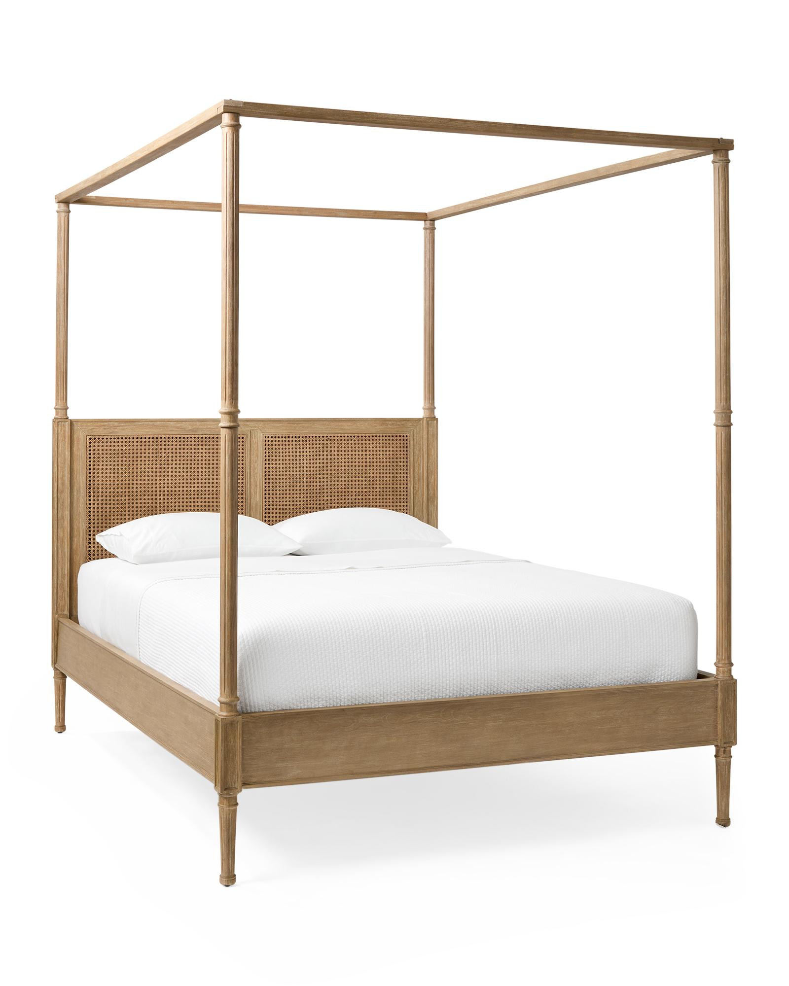 Harbour Cane Four Poster Bed | Serena and Lily