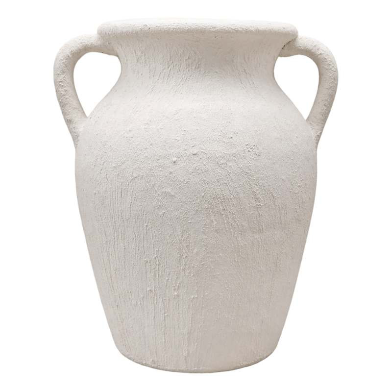 White Clay Jug with Handles, 16" | At Home