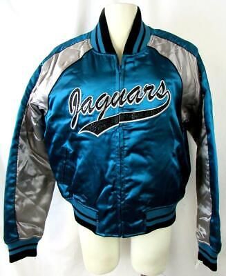 Jacksonville Jaguars Women XL Full Zip Satin Jacket with Rhinestones AJJS 12  | eBay | eBay US