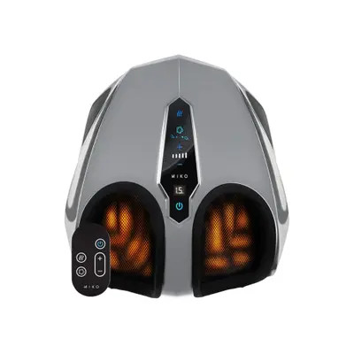 MIKO Shiatsu Foot Massager with Heat - 5 Settings in Silver at Nordstrom | Nordstrom