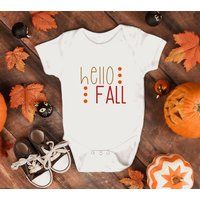 Hello Fall, Halloween Baby Outfit, Fall Cute Coming Home Newborn Outfit | Etsy (US)