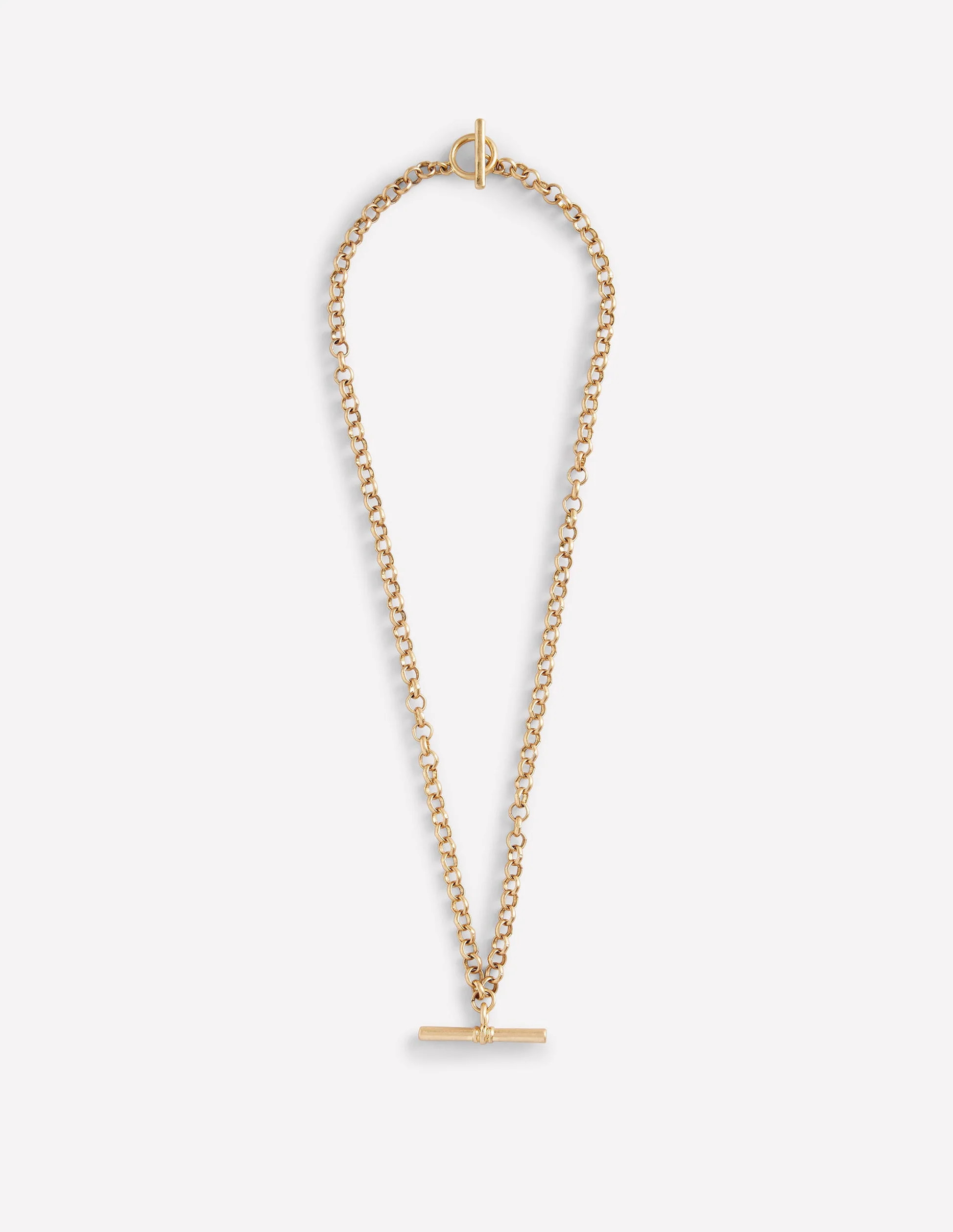 T-bar Chain Necklace-Gold Colour | Boden UK