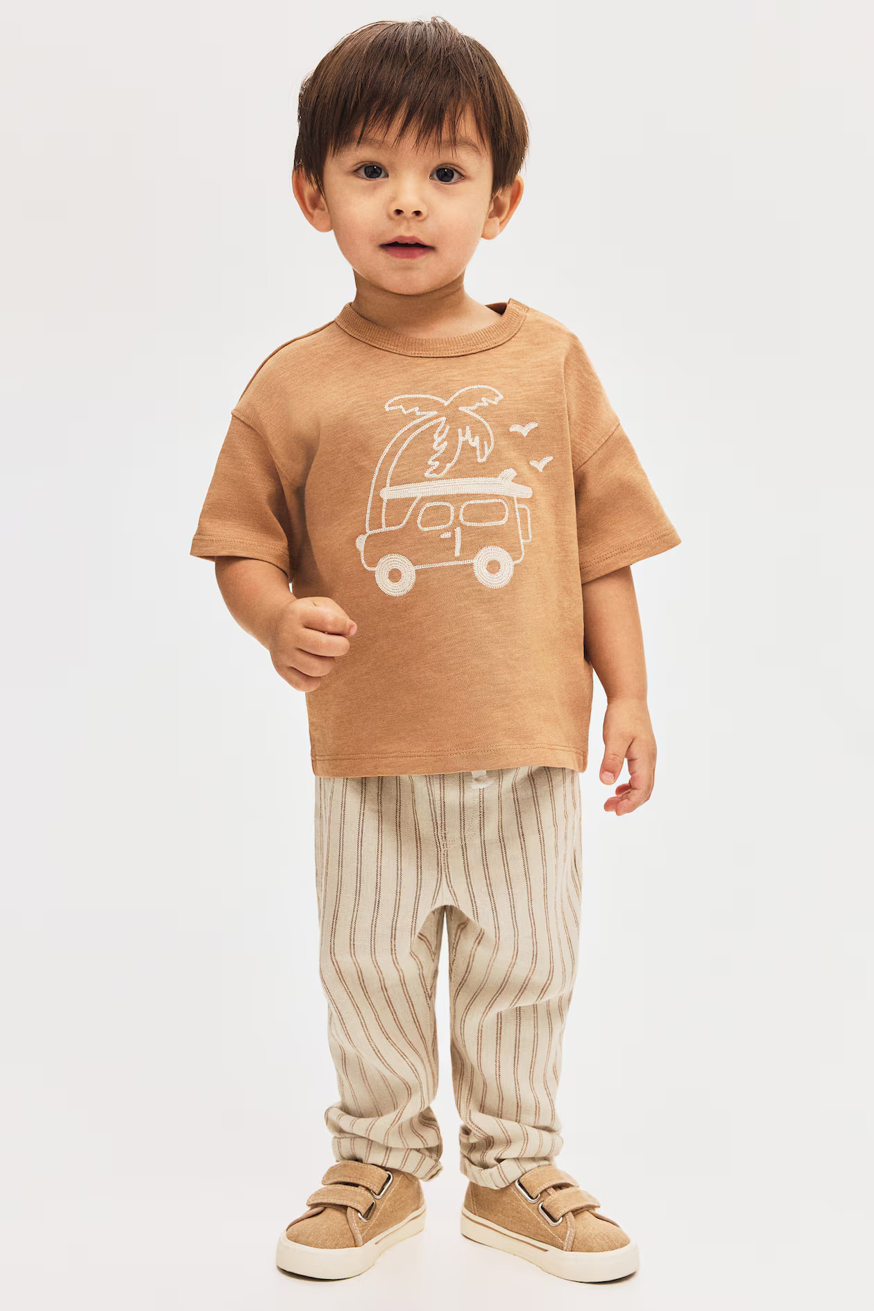 Linen-Blend Joggers | H&M (US + CA)