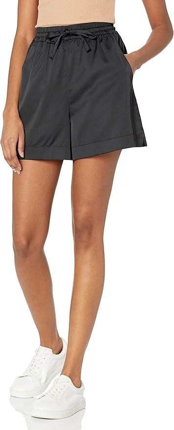 The Drop Women's Eva Silky Stretch Pull-On Loose-Fit Short | Amazon (US)