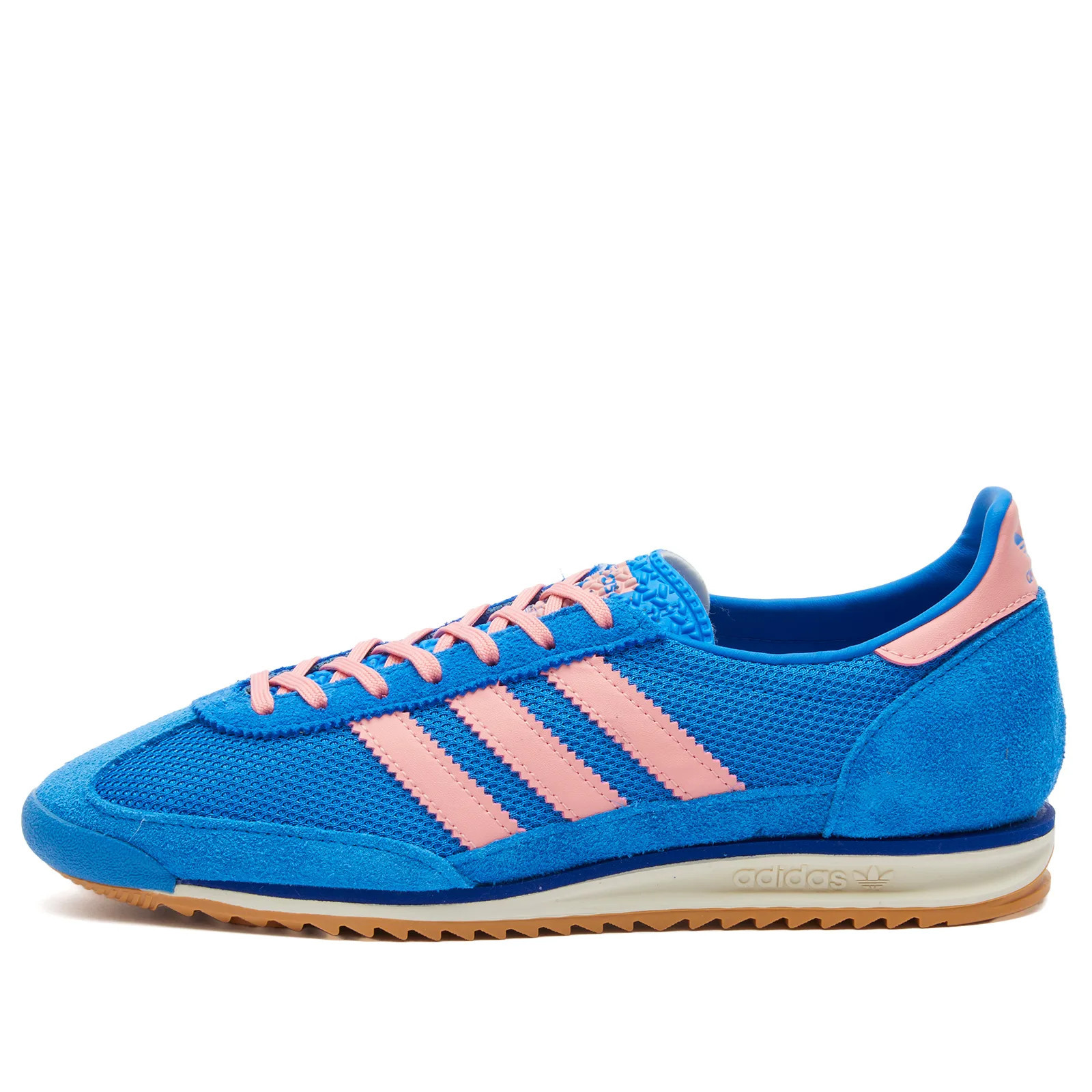 Adidas Women's Sl 72 OG W in Bright Royal/Semi Pink Spark/Lucid Blue, Size UK 3 | END. Clothing