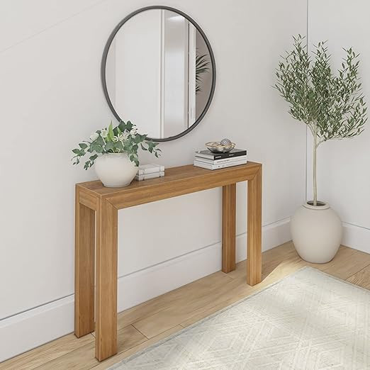 Plank+Beam Modern Solid Wood Console Table, 46.25”, Sofa Table, Narrow Entryway Table for Hallw... | Amazon (US)