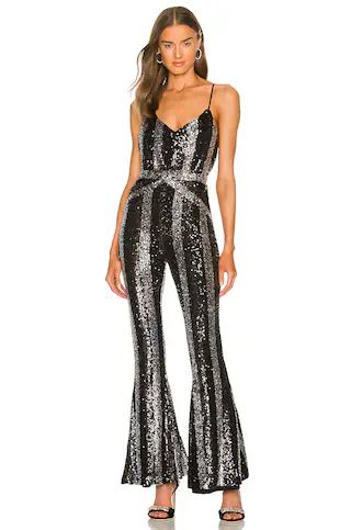 Michael Costello x REVOLVE Brie Jumpsuit in Stripe from Revolve.com | Revolve Clothing (Global)