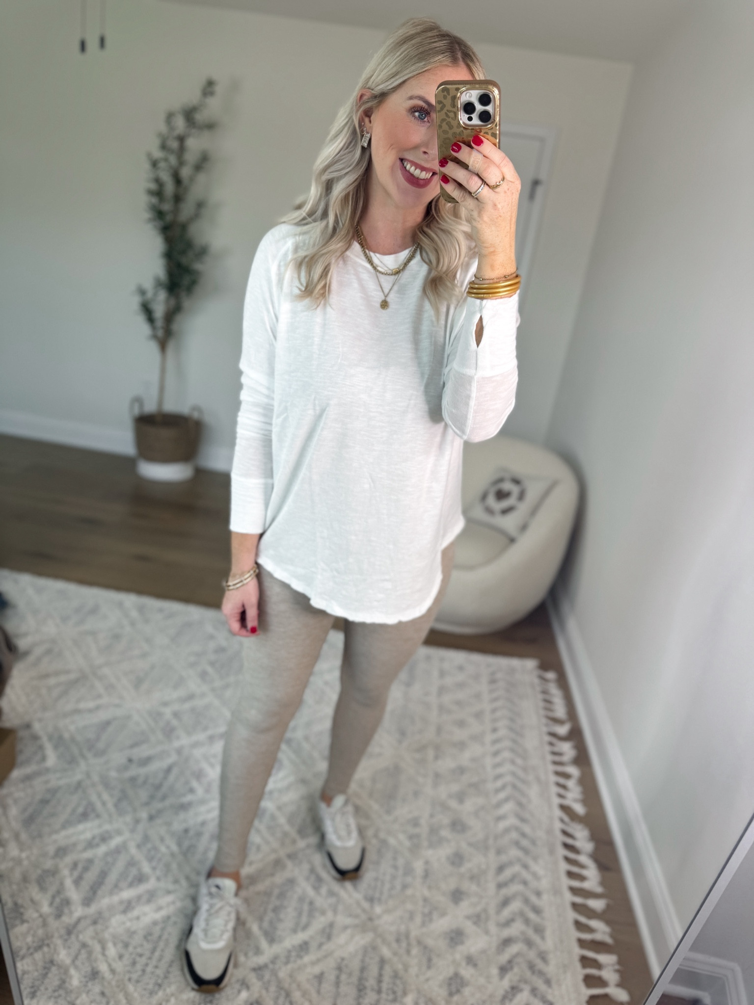 Nordstrom Anniversary Sale try on 
Zella tunic tee- medium 
Leggings- medium 

#LTKxNSale #LTKActive #LTKFindsUnder50