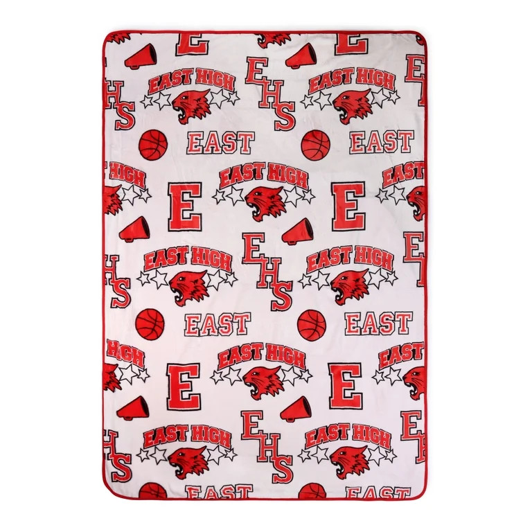Disney High School Musical East High Ball Kids Throw Blanket, Polyester Silk Touch, Red & Black, ... | Walmart (US)