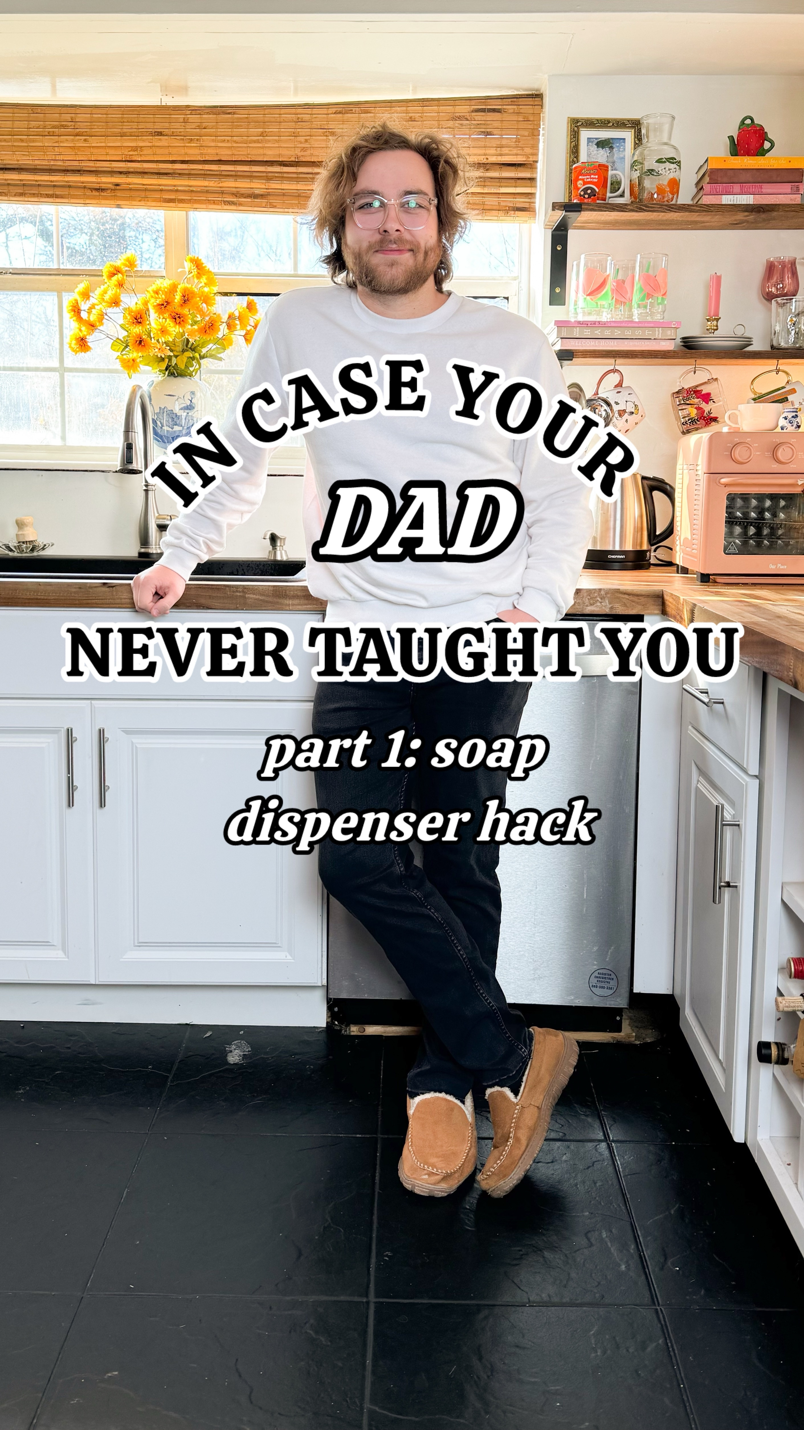 This hose attachment for your dish soap dispenser on your sink. Will save you so much time and hassle!

Cleaning back, soap dispenser, soap hose extender 



#LTKHome #LTKFindsUnder50